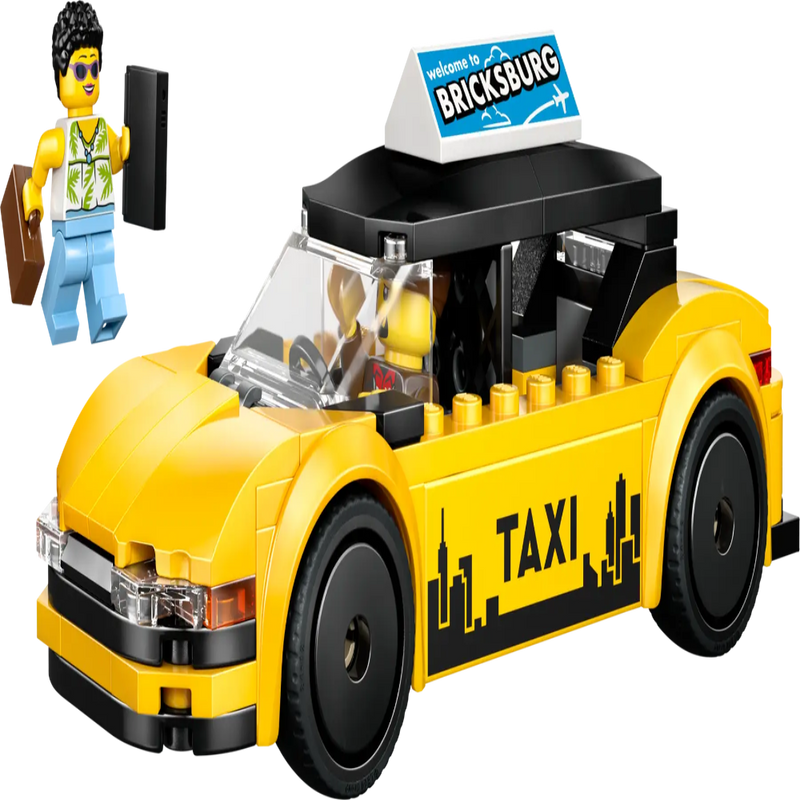 Lego 60487 City Yellow Taxi (122 Pieces)