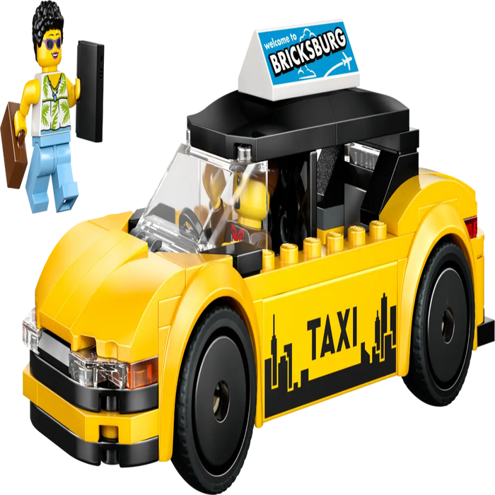 Lego 60487 City Yellow Taxi (122 Pieces)-Construction-LEGO-Toycra