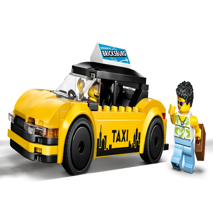 Lego 60487 City Yellow Taxi (122 Pieces)-Construction-LEGO-Toycra