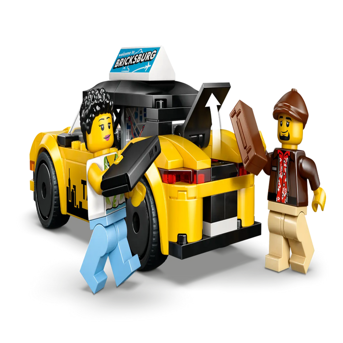 Lego 60487 City Yellow Taxi (122 Pieces)-Construction-LEGO-Toycra