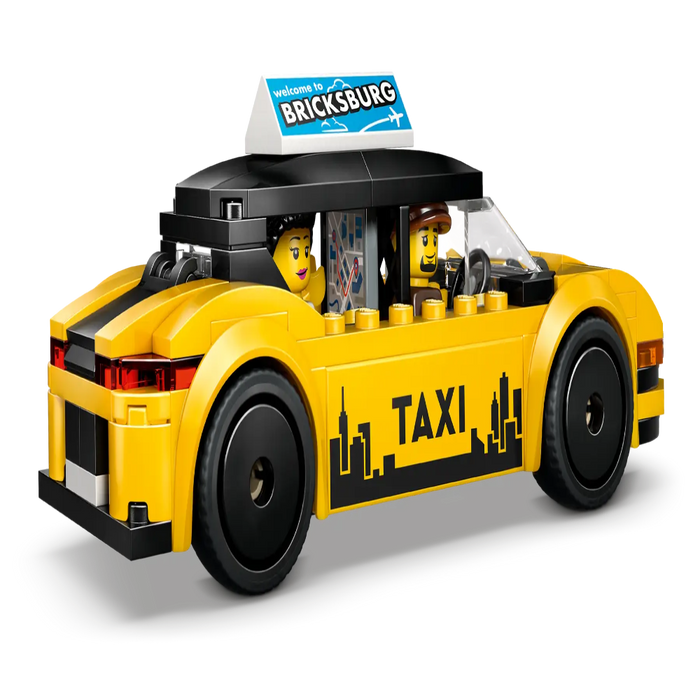 Lego 60487 City Yellow Taxi (122 Pieces)-Construction-LEGO-Toycra