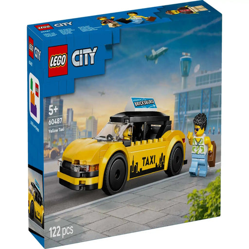 Lego 60487 City Yellow Taxi (122 Pieces)-Construction-LEGO-Toycra