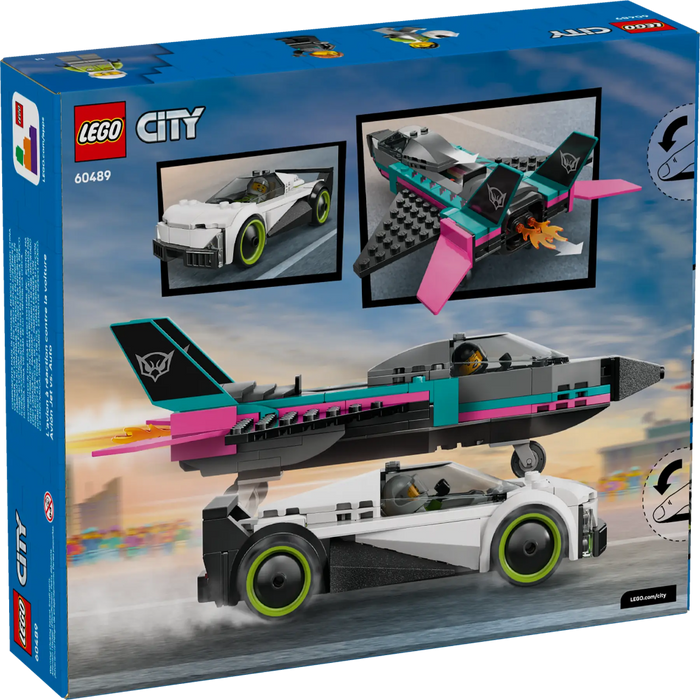 Lego 60489 City Jet vs. Car (259 Pieces)-Construction-LEGO-Toycra
