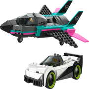 Lego 60489 City Jet vs. Car (259 Pieces)