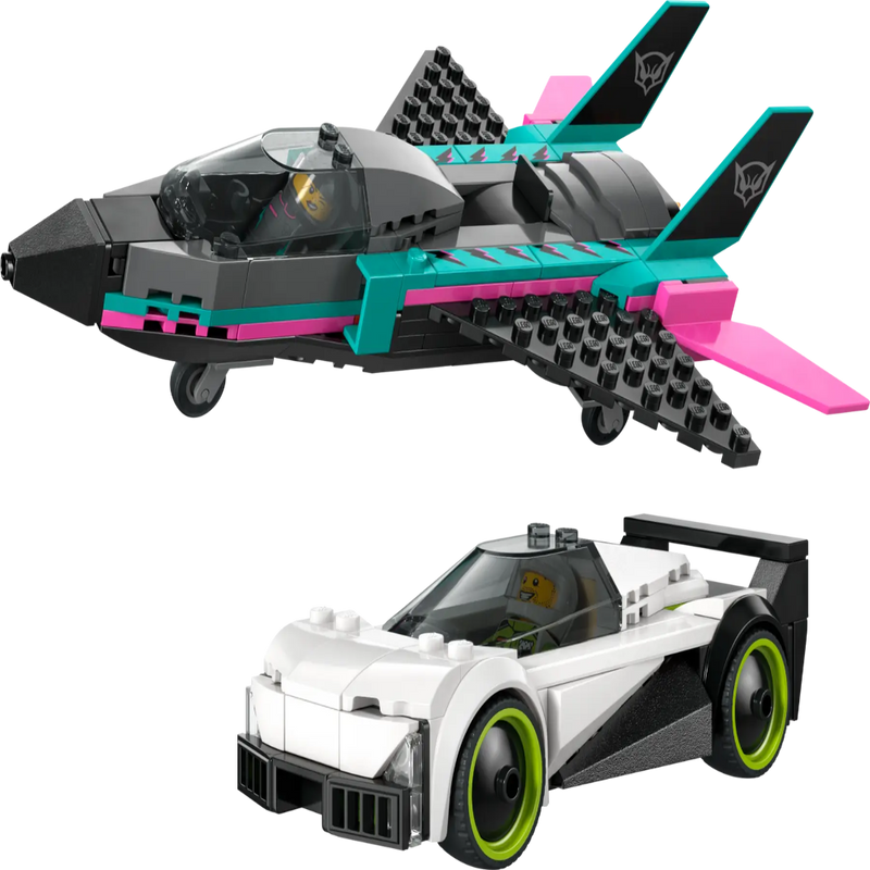 Lego 60489 City Jet vs. Car (259 Pieces)