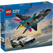 Lego 60489 City Jet vs. Car (259 Pieces)
