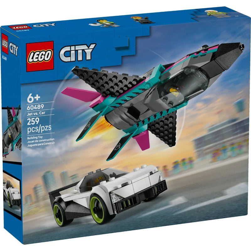 Lego 60489 City Jet vs. Car (259 Pieces)