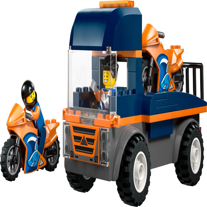 Lego 60491 City Motorcycle Transporter (88 Pieces)-Construction-LEGO-Toycra
