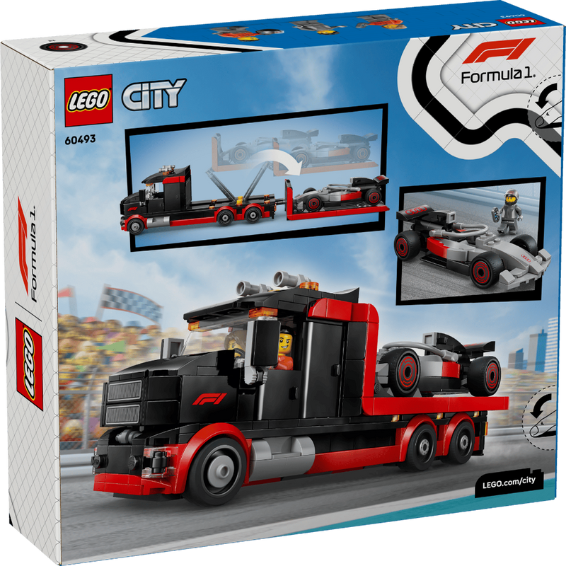 Lego 60493 City F1 Display Truck With Audi F1 Race Car (508 Pieces)