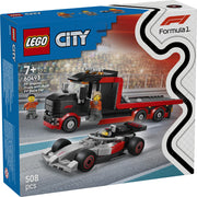 Lego 60493 City F1 Display Truck With Audi F1 Race Car (508 Pieces)