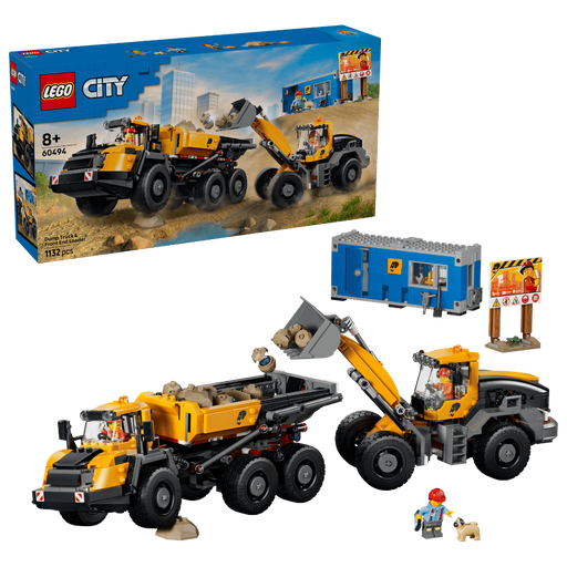 Lego 60494 City Dump Truck & Front End Loader (1132 Pieces)
