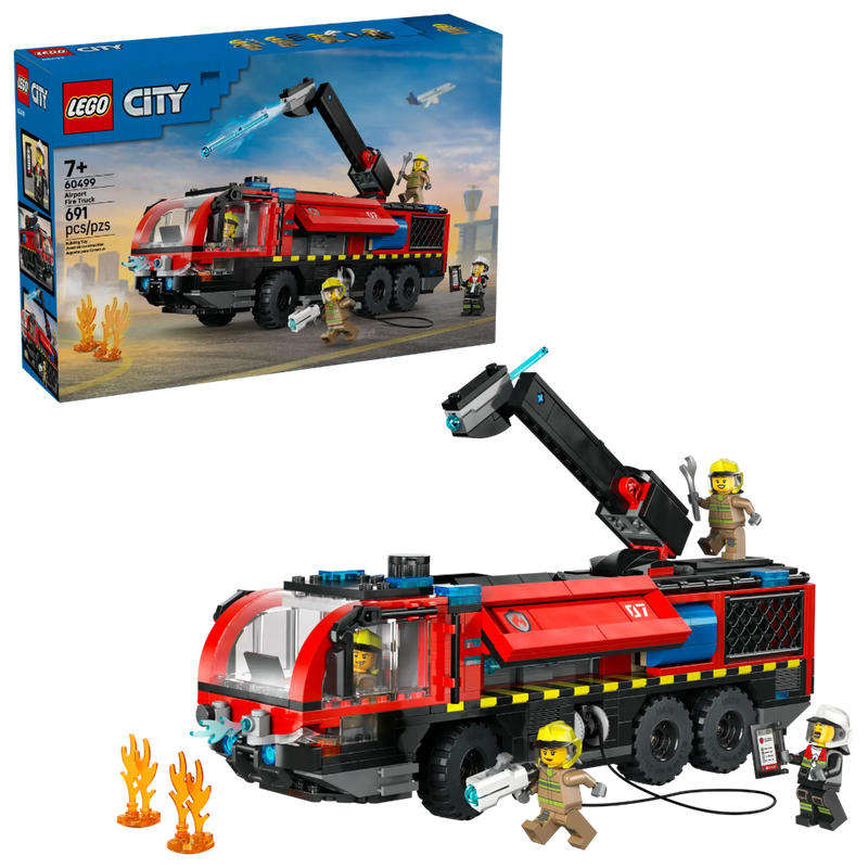 Lego 60499 City Airport Fire Truck (691 Pieces)