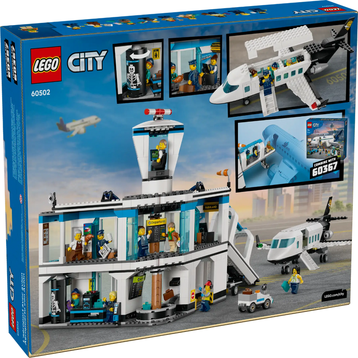 Lego 60502 City Airport with Airplane (887 Pieces)-Construction-LEGO-Toycra