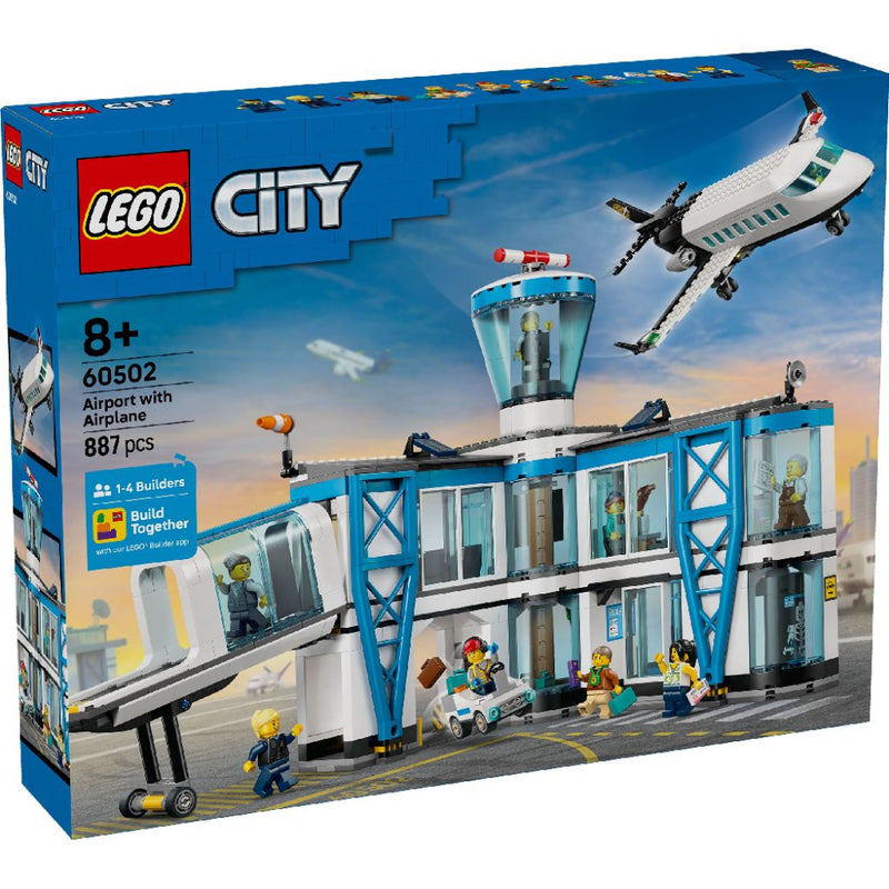 Lego 60502 City Airport with Airplane (887 Pieces)