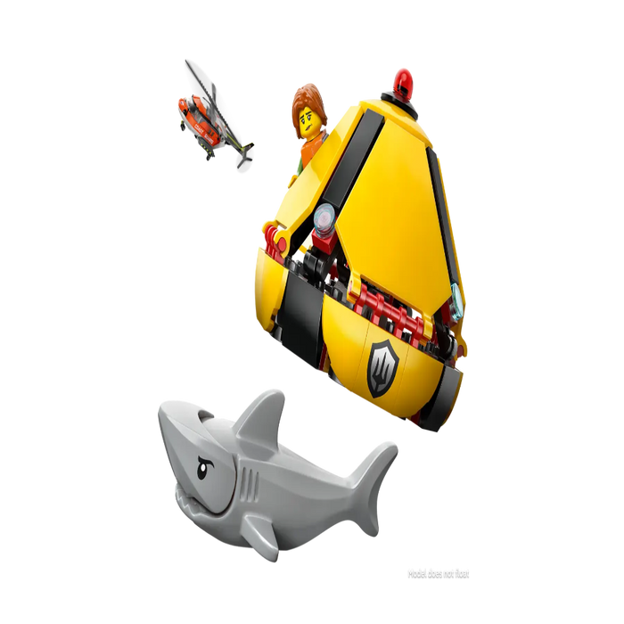 Lego 60503 City Coast Guard Helicopter (551 Pieces)-Construction-LEGO-Toycra