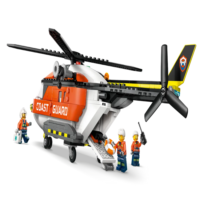 Lego 60503 City Coast Guard Helicopter (551 Pieces)-Construction-LEGO-Toycra