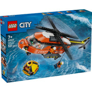 Lego 60503 City Coast Guard Helicopter (551 Pieces)