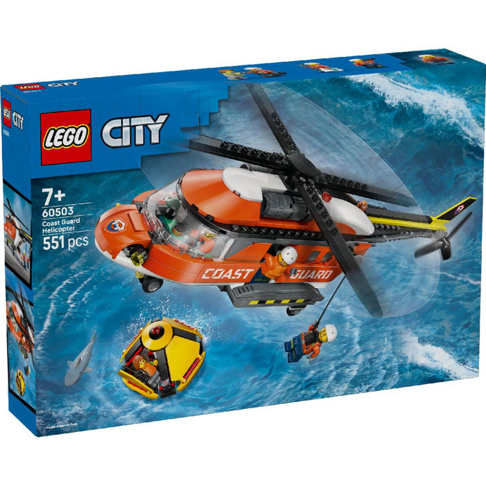 Lego 60503 City Coast Guard Helicopter (551 Pieces)-Construction-LEGO-Toycra