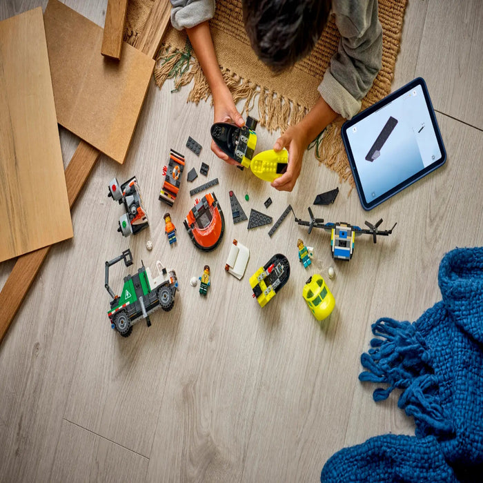 Lego 60505 City Airplane, Service Truck & Hovercraft Remix (990 Pieces)-Construction-LEGO-Toycra