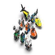 Lego 60505 City Airplane, Service Truck & Hovercraft Remix (990 Pieces)