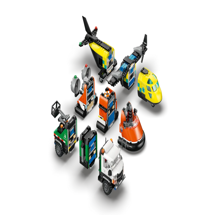 Lego 60505 City Airplane, Service Truck & Hovercraft Remix (990 Pieces)-Construction-LEGO-Toycra