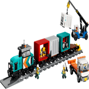 Lego 60509 City Harbor Freight Train With Crane & Truck (803 Pieces)