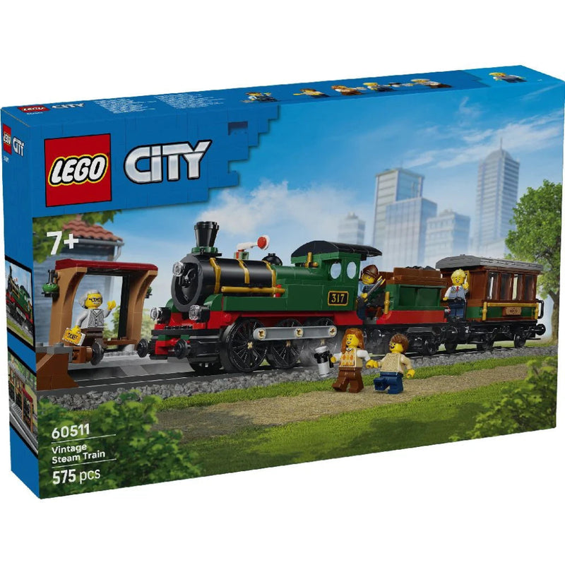 Lego 60511 City Vintage Steam Train (575 Pieces)