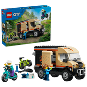 Lego 60512 City Mountain Bike Adventure Van (260 Pieces)