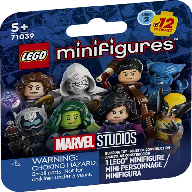 Lego 71039 Minifigures Marvel Series 2 -Pack of 4