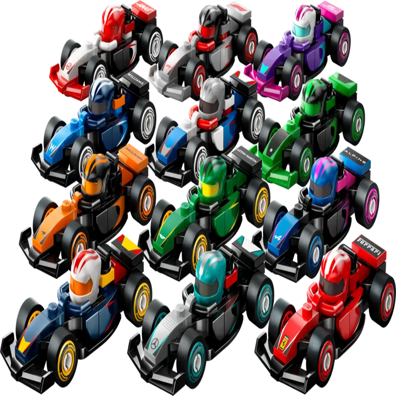 Lego 71049 F1 Collectible Race Cars - (Pack of 12)
