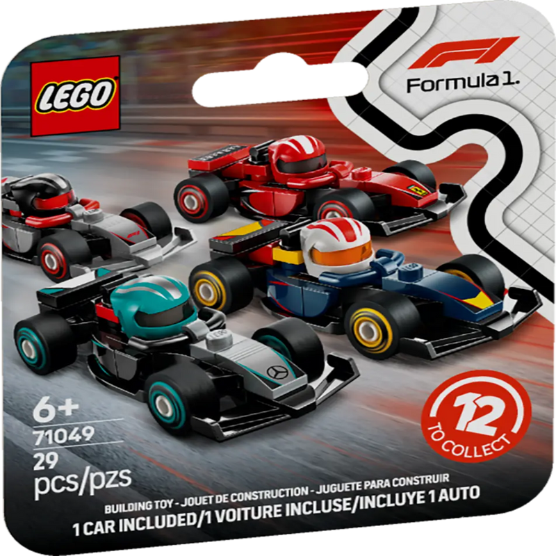 Lego 71049 F1 Collectible Race Cars - (Pack of 12)