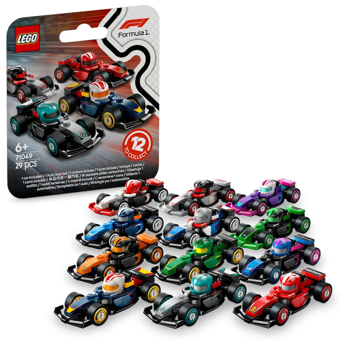 Lego 71049 F1 Collectible Race Cars - (Pack of 4 only)-Construction-LEGO-Toycra