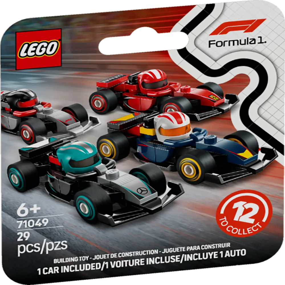Lego 71049 F1 Collectible Race Cars - (Pack of 12)