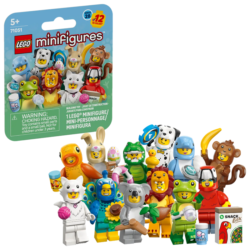 Lego 71051 Minifigures Animals Series 28 - (Pack Of 12 Mini-figures)