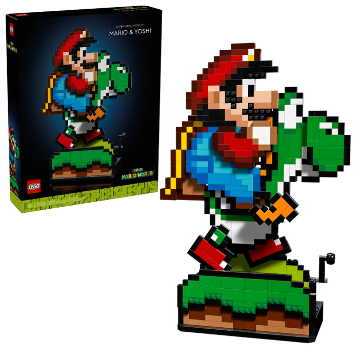 Lego 71438 Super Mario Super Mario World : Mario & Yoshi (1215 Pieces)-Construction-LEGO-Toycra