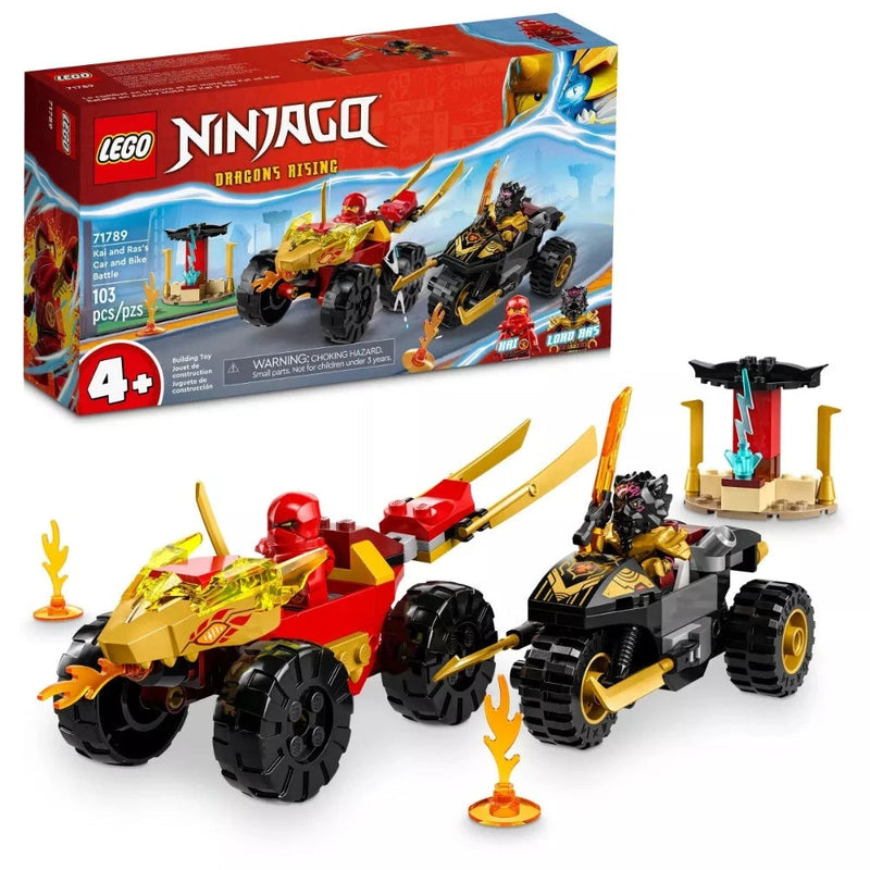 Lego 71789 NINJAGO Kai and Ras's Car and Bike Battle (103 Pieces)