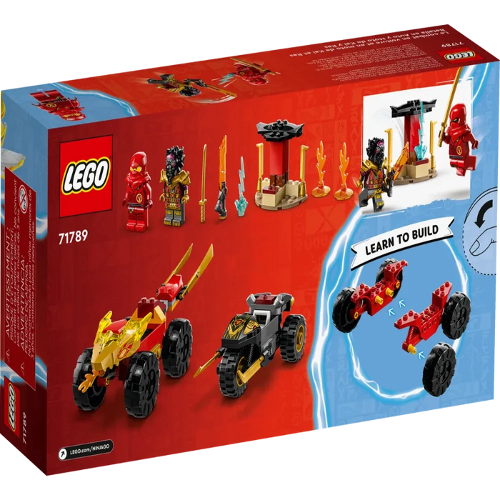 Lego 71789 NINJAGO Kai and Ras's Car and Bike Battle (103 Pieces)-Construction-LEGO-Toycra