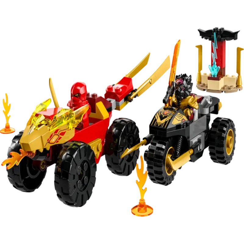 Lego 71789 NINJAGO Kai and Ras's Car and Bike Battle (103 Pieces)