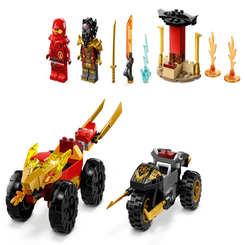 Lego 71789 NINJAGO Kai and Ras's Car and Bike Battle (103 Pieces)