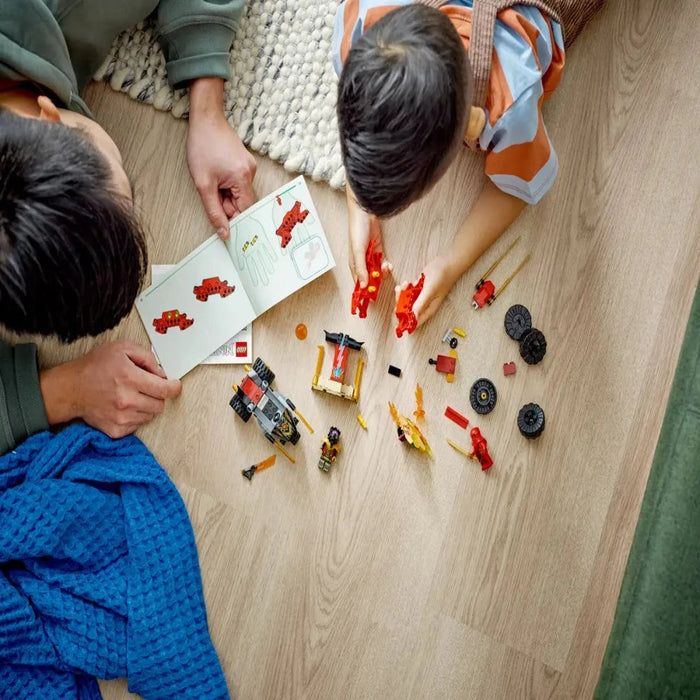 Lego 71789 NINJAGO Kai and Ras's Car and Bike Battle (103 Pieces)-Construction-LEGO-Toycra