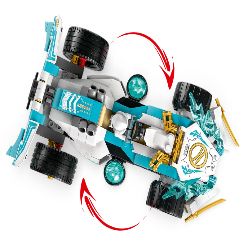 Lego 71791 NINJAGO Zane's Dragon Power Spinjitzu Race Car -307 Pieces