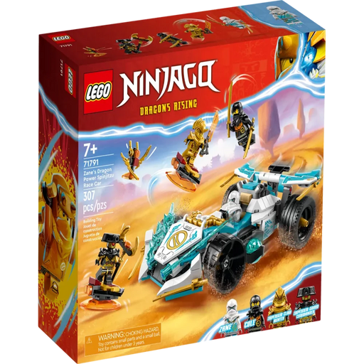 Lego 71791 NINJAGO Zane's Dragon Power Spinjitzu Race Car -307 Pieces-Construction-LEGO-Toycra