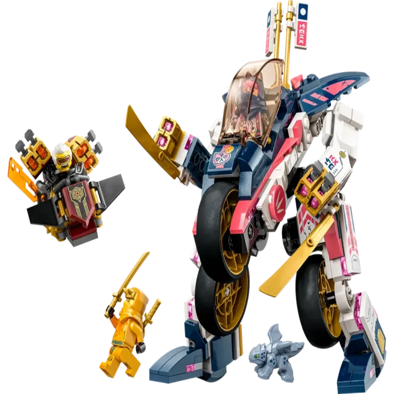 Lego 71792 NINJAGO Sora's Transforming Mech Bike Racer - 384 Pieces