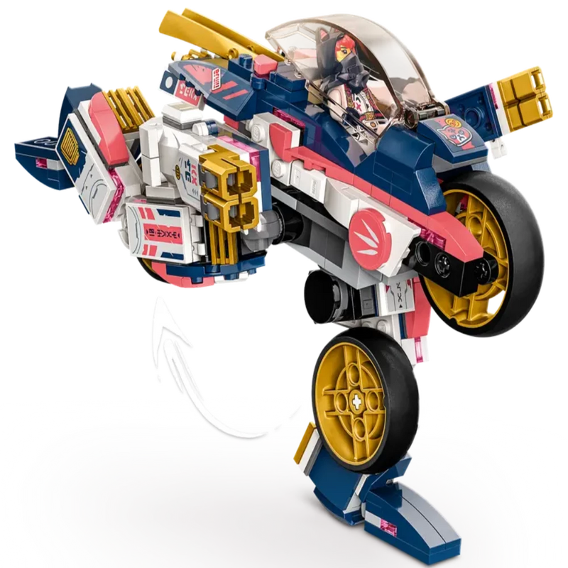 Lego 71792 NINJAGO Sora's Transforming Mech Bike Racer - 384 Pieces