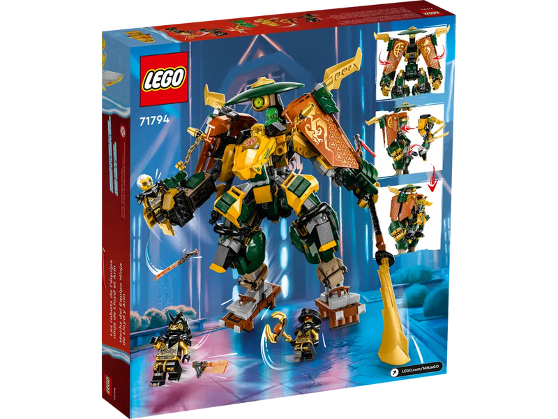 Lego 71794 NINJAGO Lloyd and Arin's Ninja Team Mechs -764 Pieces