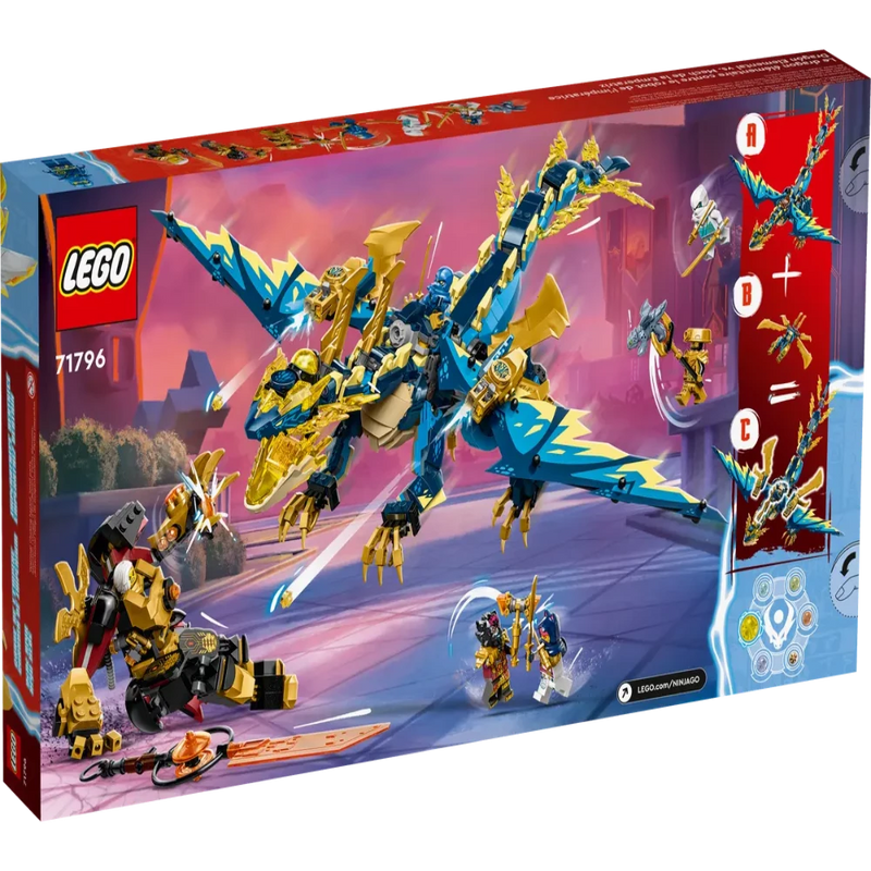 Lego 71796 NINJAGO Elemental Dragon vs. The Empress Mech -1038 Pieces