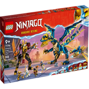 Lego 71796 NINJAGO Elemental Dragon vs. The Empress Mech -1038 Pieces