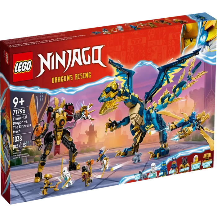 Lego 71796 NINJAGO Elemental Dragon vs. The Empress Mech -1038 Pieces-Construction-LEGO-Toycra