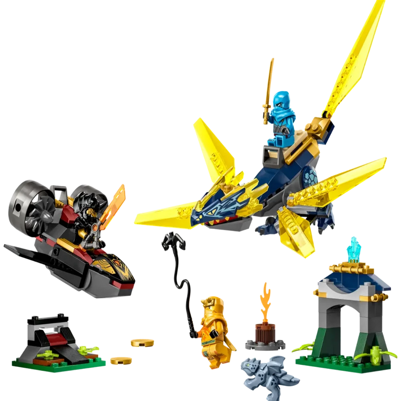 Lego 71798 NINJAGO Nya and Arin's Baby Dragon Battle -157 Pieces-Construction-LEGO-Toycra
