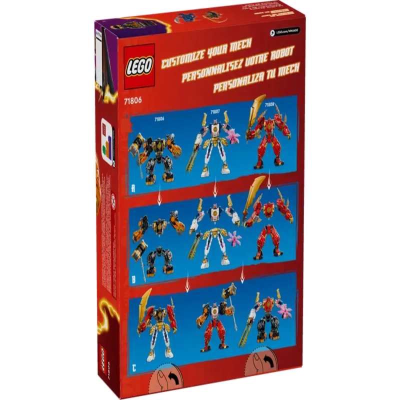 Lego 71806 Ninjago Cole's Elemental Earth Mech - 235 Pieces